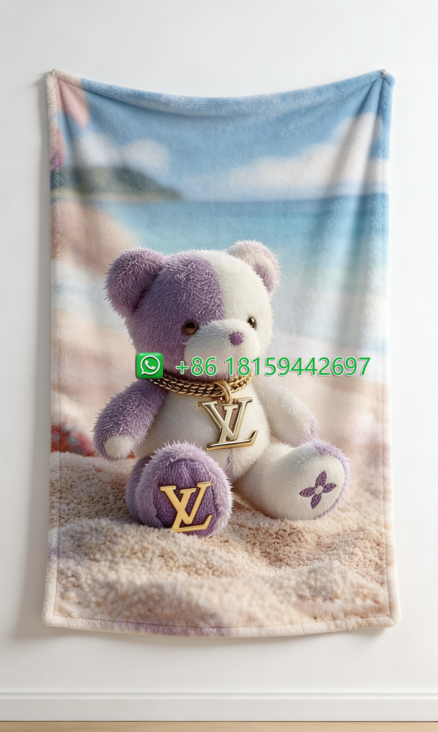 Louis Vuitton Throw Blankets